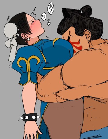  [Sanman-Drill]  Chun-Li VS. Edmond Honda  (Street Fighter) [Japanese + English]