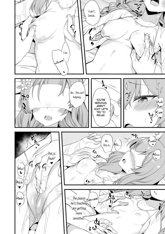  [Gokubuto Mayuge]  Mari Oil Massage Ecchi Manga  (Blue Archive) [English] [KillerStand]