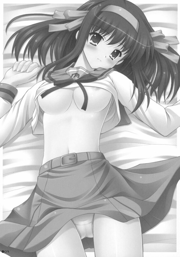  [Turning Point (Uehiro)]  Harukyon no Ecchi Hon  (The Melancholy of Haruhi Suzumiya) [Chinese] [CDD个人渣翻]