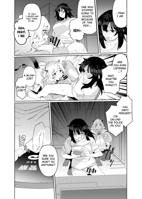  [Suimitsutou Koubou (Momo no Suidousui)]  Gyaru Succubus to Futanari Neet  [English] [Digital]