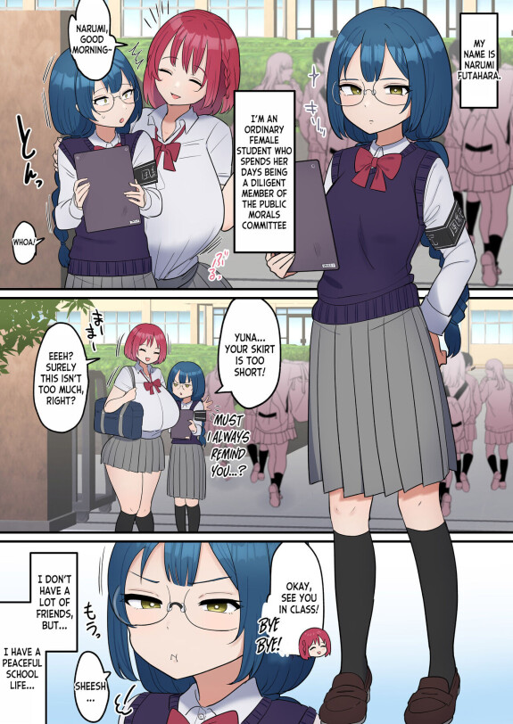  [Fence 14]  Totsuzen Chinpo ga Haete Shimatta Majime Joshi, Tomodachi to Koubi Suru | The Serious girl Suddenly Grows a Dick and Fucks Her Friend  [English] [desudesu]