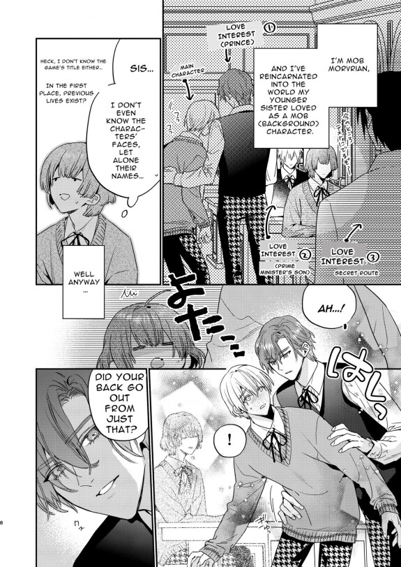  [niwaniwa (Oova Akiru)]  Tensei Mob wa BL-gee no Sekai de Hamerare Kouryakusaremashita!? | Sex with the Love Interest! But I'm an NPC! 1  [English] [Digital]