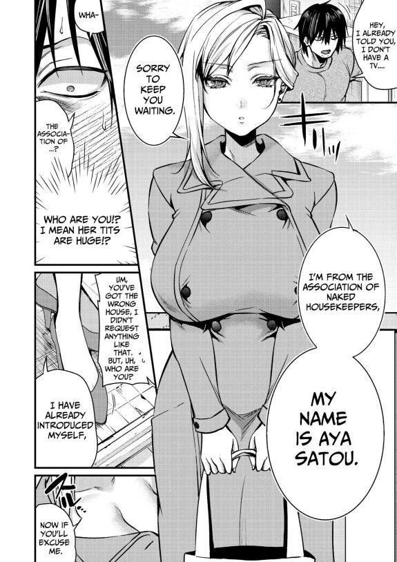  [Atelier TODO (Kibi Anmitsu, Vladimir, TODO Kantoku)]  Cool-Dere Kinpatsu Hitozuma Zenra Kaseifu san ga Yanda Boku ni Yasashiku Shite Kureta Ohanashi 1| Naked Blonde Kuudere Housekeeper Wife Kindly Treats Broken Ol' Me 01  [English] [Candle]