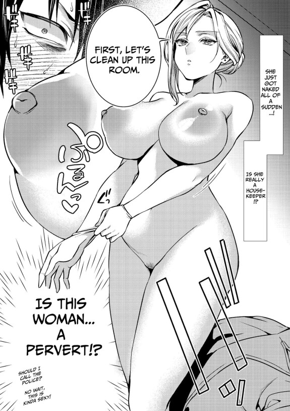  [Atelier TODO (Kibi Anmitsu, Vladimir, TODO Kantoku)]  Cool-Dere Kinpatsu Hitozuma Zenra Kaseifu san ga Yanda Boku ni Yasashiku Shite Kureta Ohanashi 1| Naked Blonde Kuudere Housekeeper Wife Kindly Treats Broken Ol' Me 01  [English] [Candle]