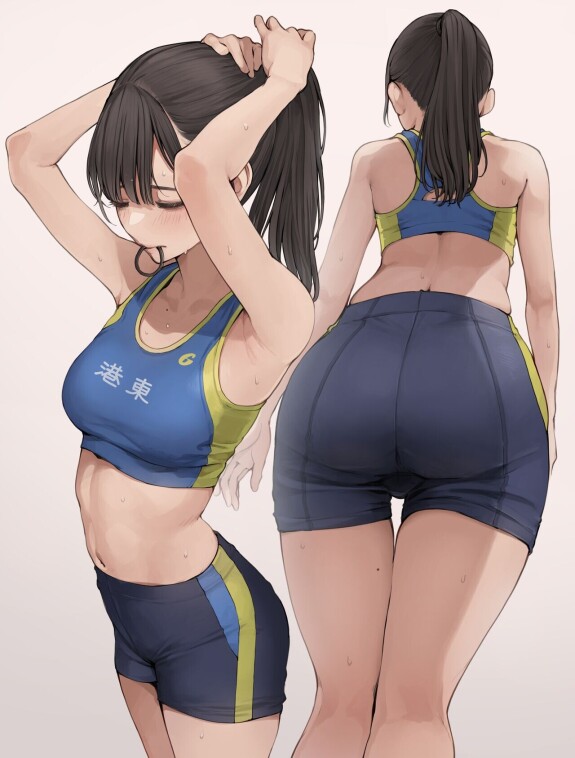 [Fanbox] [Minagi KOH] Track and field Girls' raw side dish【Limited drawing down】