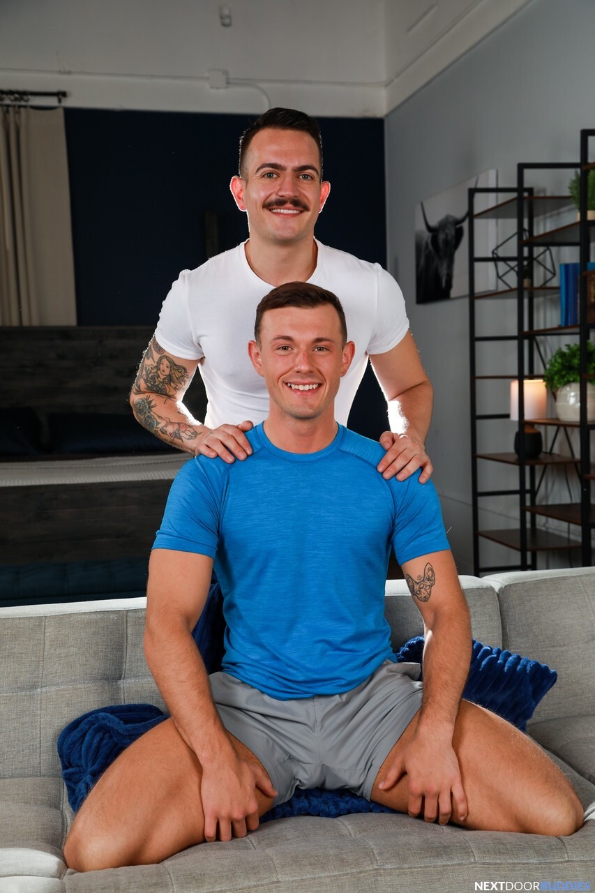 Gay hunks Ryder Owens and Guido have hardcore anal sex after 69ing