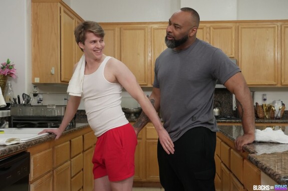 White boy Ray Diesel gets anally punished by his black gay trainer Sage Roux