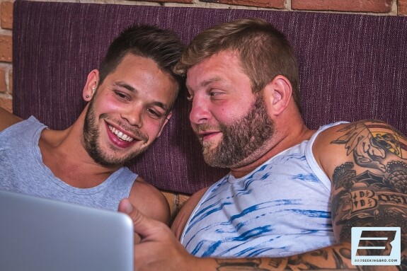 Muscular gay men give each other a hot blowjob & have hardcore anal sex