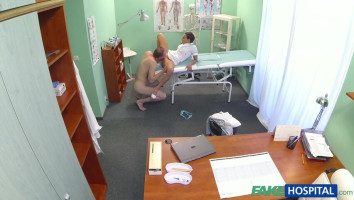 Fake nurse offers this man a pleasant dose of pleasure!