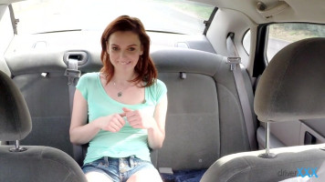 Redhead youngster is doing away with her fabric withinside the video with the aid of using Driver XXX