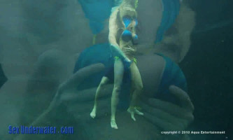 Sensual underwater blowjob via way of means of a cock-loving brunette