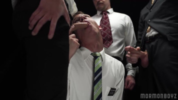 Younger Mormon boy receives blow-banged withinside the darkish room