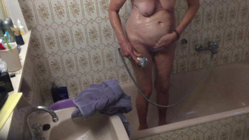 Mature Woman in Bathroom