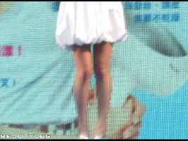 Lusty Asian woman affords on her outstanding legs at some point of the catwalk