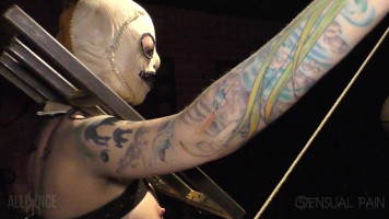 Masked Sensual Pain doll is getting dealt with withinside the torturous