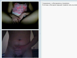 Astonishing Russian lady is masturbating withinside the chatroulette