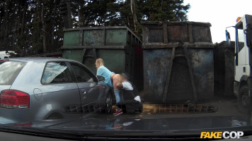 Crazy lady Xena fucked from in the back of proper in the front the dump