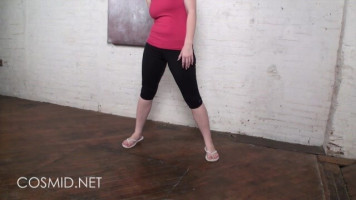 Amazingly candy Cosmid yoga woman is going topless all through the workout