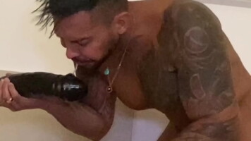 HARDCORE SEX AND DEEP THROAT with massive dildo - VIKTOR ROM - - Aaronmax - BBC LATINO MAN thin boy huge muscle