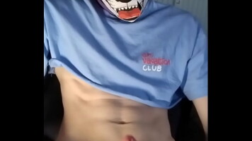 amateur twink wanks and cum