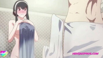 Ex Couple Bathroom Reconciliation Sex withinside the Shower - UNCENSORED ANIME