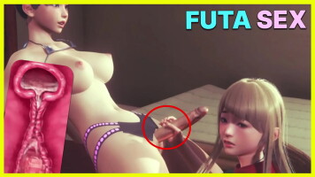 Futanari Fuck Femboy Classmate in College Uniform and Cum On Body - Futa Family Hentai three-D Animation Hard Sex