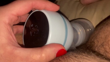 Obese pumping small penis with breast pump