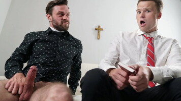 Catholic Boy Brent North Gets Fucked via way of means of The Priest for His Sins - Fatherfucks