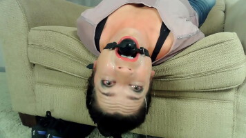 Stepmom&#039;s &quot;Deepthroat Ballgag&quot; Challenge