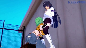 Hikage and Katsuragi and Ikaruga intense futanari sex.| - Senran Kagura Hentai