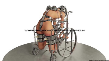 Stuck in a Wheelchair Hardcore 3D BDSM Animation