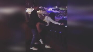 Russian sex porn on the Waterfront in Moscow / Fuck a 18 year Old Russian whore in Moscow