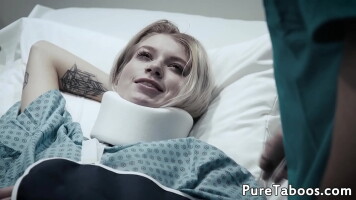 Tattooed teen patient gets pussyfucked