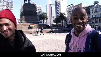 Spanish Latino Twink Kendro Meets With Black Latino Guy In Uruguay For Fucking Scene