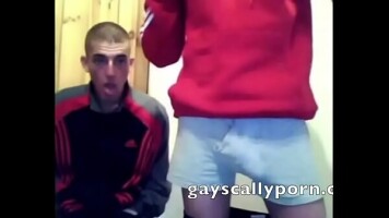 Two scally lads fool around on cam