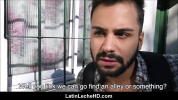 Young Straight Spanish Latino Tourist Fucked For Cash Outside By Gay Sex Documentary Filmmaker