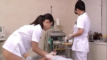 Japanese Nurses Take Care Of Patients