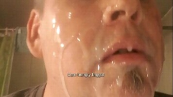 Straight guy loves cock and cum