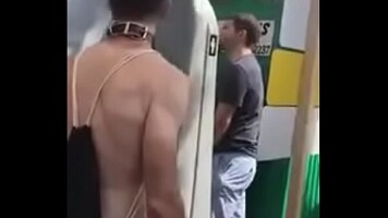 d. piss at public toilet