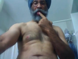 Indian Daddy Jerks Off & Cums