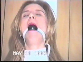 Innocent chick is getting gagged through her lovable grasp