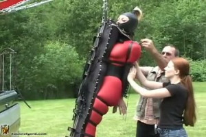 Kinky dominant couple the usage of their pick-up truck for torture