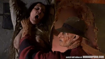 Freddy Cruger receives sucked with the aid of using extremely good large-boobed victim