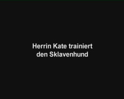 Herrin dominiert über ihren männlichen Sklaven und zwingt ihn, direkt in ein Fleshlight zu wichsen