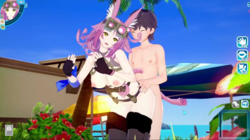 【エロゲーコイカツ！】遊戯王 鉄獣戦線 徒花のフェリジット3DCG巨乳アニメ動画[Hentai Game Koikatsu!sunshine YuGiOh! Tri-Brigade Ferrijit]