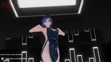 겐신 예란의 팬티 건샷 블렌더 MD MMD 1497