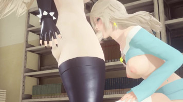 Mario Bross Hentai - Rosalina x Bowsette Futanari Hardsex