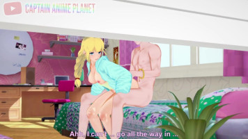 Ya Boy Kongming - EIKO Hentai Sex (R34 Anime waifu Blond Idol Vtuber Segs Ya Boy Zhuge Liang MMD KK)