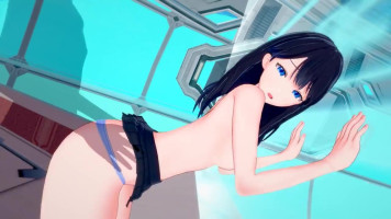 다카라다 리카】【헨타이 3D】【쇼트 온리 월 도기 스타일 포즈】【SSSS.GRIDMAN】【SSSS.