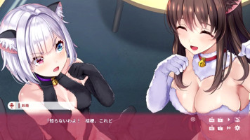 【R18版女忍者エロゲーNinNinDays2動画3】変化の術でおニャンコ猫コスプレ姿に！桔梗のムチムチ爆乳感がたまらん！(Гра くノ一 ニンニンデイズ2実況プレイ ніндзя хентай)